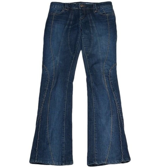 SOLD! AZZURE JEAN LOVE LIFE DENIM Jeans 5 Pocket Womens Size 27 - Picture 3 of 8